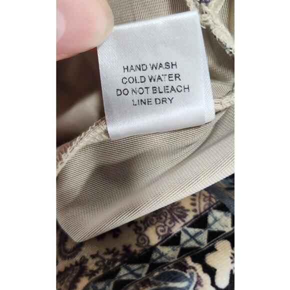 Essue Chic Velvet Boho Wide Leg Pants Long Sleeve Jumpsuit, Size Sm, Multi Color - Picture 15 of 15